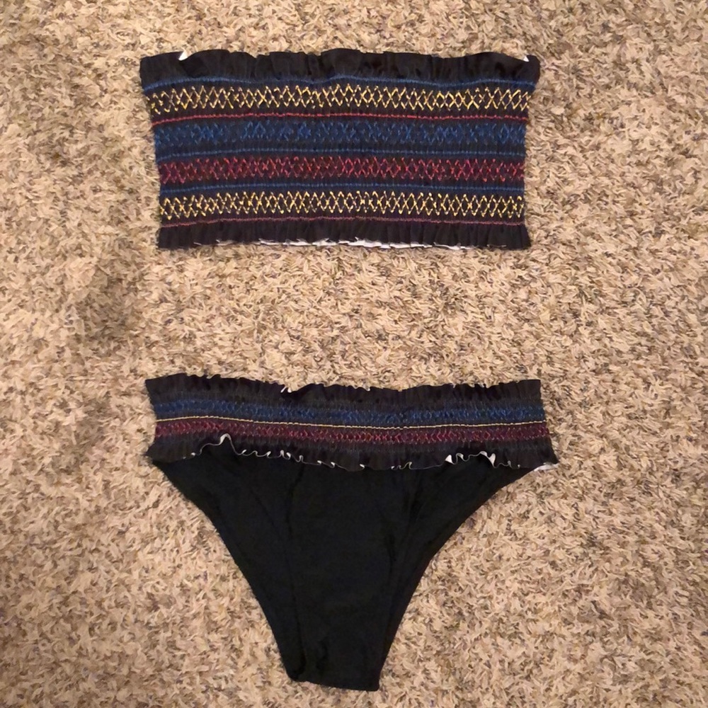 Brand new!! Bandeau swimsuit!!